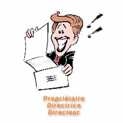 Propri�taire, directrice, directeur