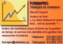 Formapro - Strat�gies de croissance