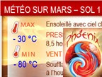 Mission Phoenix, la m�t�o aujourd'hui