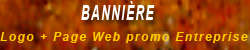 Une banni�re + Page Web promo Entreprise