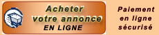 Acheter votre annonce en ligne (Paiement sécurisé)