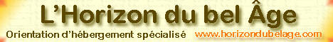 Horizon du Bel Âge - Orientation d'hébergement spécialisé