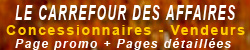 Concessionnaires Vendeurs : Page Web promo Entreprise + Pages d�taill�es