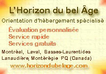 Horizon du Bel �ge - Orientation d'h�bergement sp�cialis�