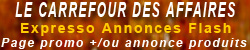 Expresso Annonces Flash : Page Web promo Entreprise +/ou annnonce