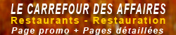 Restaurants - Restauration : Page Web promo Entreprise + Pages d�taill�es
