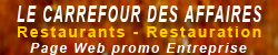 Restaurants - Restauration : Page Web promo Entreprise