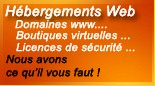 Hébergements, Domaines, Boutique, Licences .... Prix spéciaux